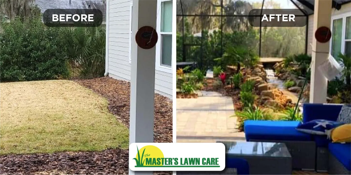 Oakmont Outdoor Living Makeover Paver Patio, Gas Firepit, Herb Garden